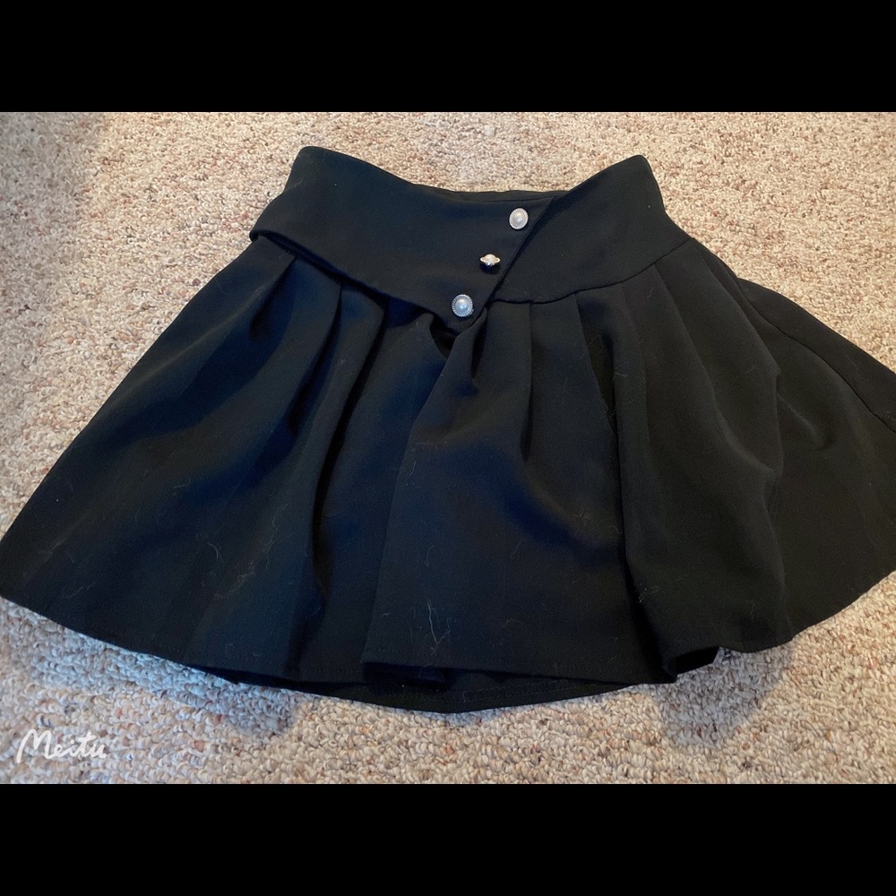 Black Mini Skort